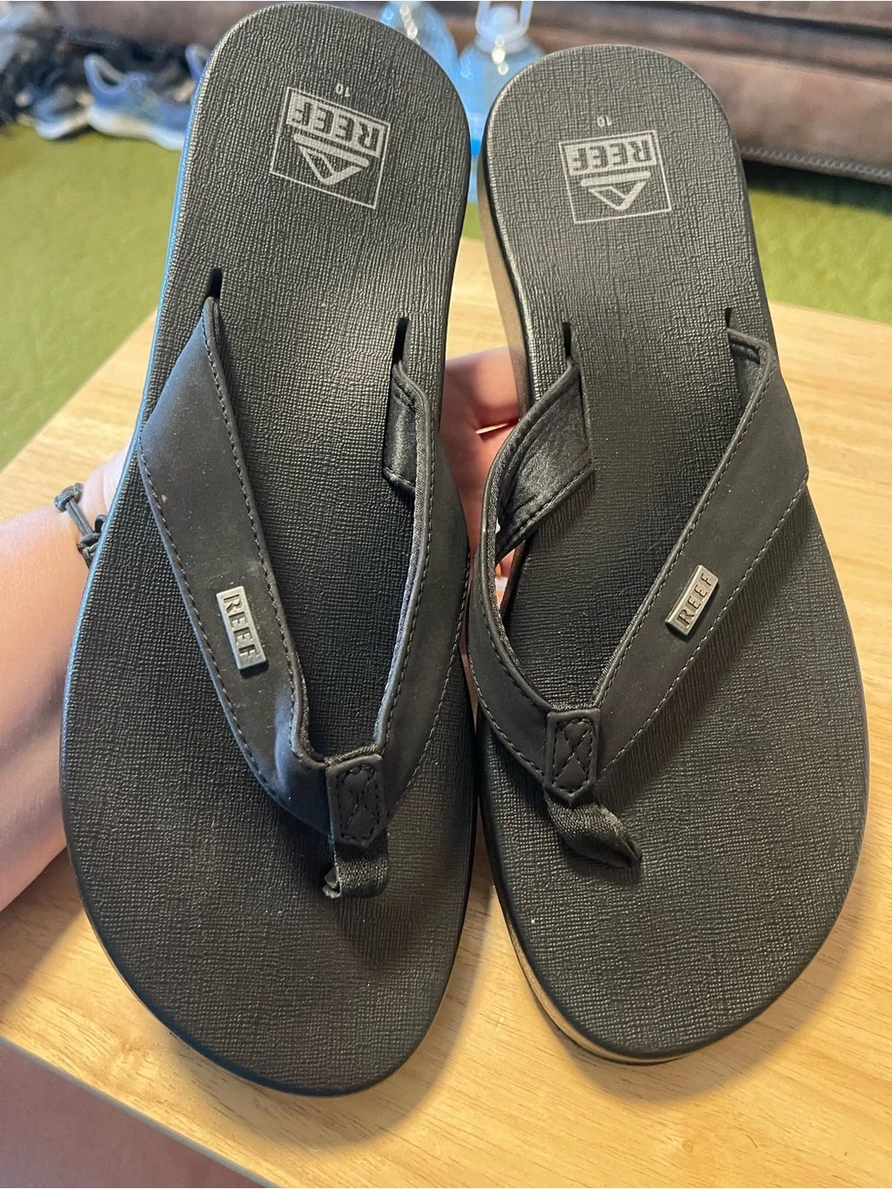 Reef Fanning Flip Flop Sandal for Men, Size 10